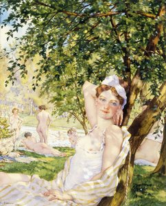 Bagnanti al Sole da Konstantin Andreevic Somov