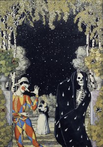 Arlecchino e la Morte, 1907 da Konstantin Andreevic Somov