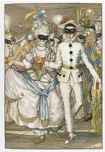 Illustrazione per il libro Le Livre de la Marquise da Konstantin Andreevic Somov