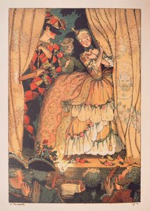 Illustrazione per "Il Libro della Marchesa" di Franz Blei da Konstantin Andreevic Somov