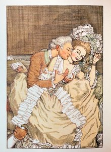 Illustrazione per "Il Libro della Marchesa" di Franz Blei da Konstantin Andreevic Somov