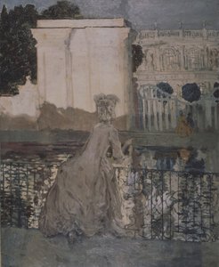 Signora allo stagno