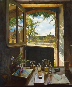 Porta Aperta su un Giardino da Konstantin Andreevic Somov