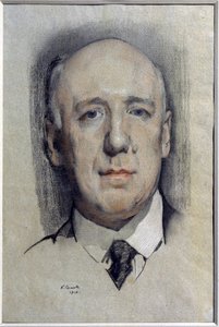 Ritratto dello scrittore Fyodor Sologub (1863-1927) da Konstantin Andreevic Somov