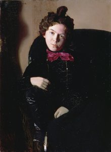 Ritratto di Anna Petrovna Ostroumova-Lebedeva (1871-1955) 1901