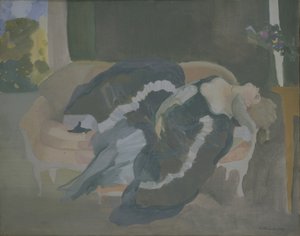 Giovane donna addormentata