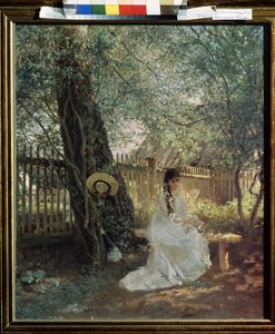 Nel giardino da Konstantin Egorovich Makovsky