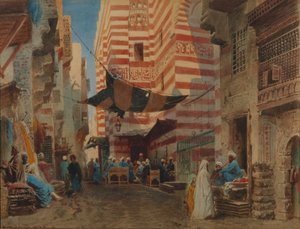Nella strada del Cairo, 1873 da Konstantin Egorovich Makovsky