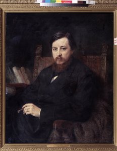 Ritratto del compositore Mikhail P. Azanchevsky da Konstantin Egorovich Makovsky