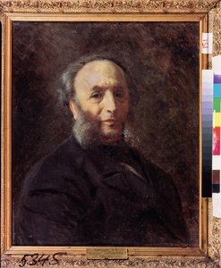 Ritratto del pittore Ivan Aivazovsky da Konstantin Egorovich Makovsky