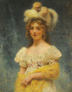Scialle giallo Makovsky
