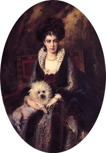 Maria Alekseevna Makovskaya di Konstantin Makovsky (1839-1915)