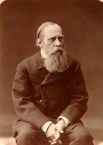 Mikhail Saltykov-Shchedrin, autore russo, 1880s da Konstantin Schapiro