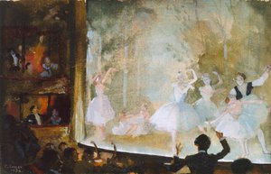 Balletto russo, Champs-Elysées: Les Sylphides, 1932 da Konstantin Somov