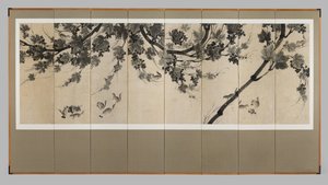 Viti e scoiattoli, c.1800 da Korean School