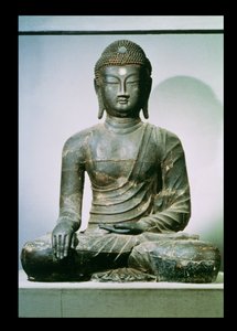 Buddha Sakyamuni seduto da Chungung-ni da Korean School