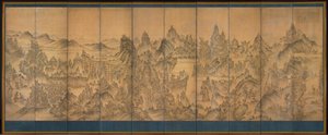 Montagna con sette gioielli, Shunman, fine 1800 da Korean School