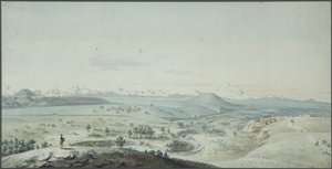 Veduta della fortezza di Konstantinogorsk dalla montagna Mashuk