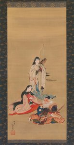 La Leggendaria Imperatrice Jingu, metà del XIX secolo da Kosai Hokushin