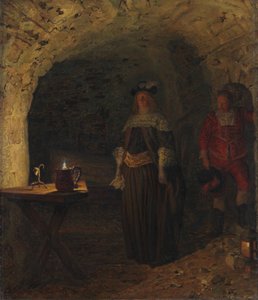 Leonora Christina, guidata da Frederik Ahlefeldt nella Torre Blu, 1893 da Kristian Zahrtmann