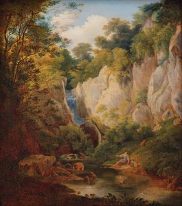 Paesaggio con gola da Károly Markó d. Ä.
