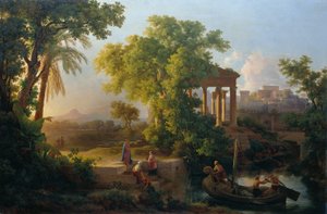 Paesaggio con la chiamata di San Pietro