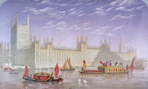 Il Palazzo di Westminster, Londra da Kronheim and Co