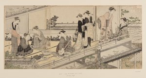 (stampa a blocchi di legno a colori) da Kubo Shunman