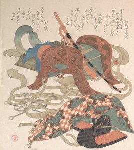 Sella e altri pezzi di bardatura da Kubo Shunman