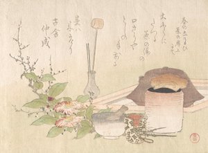 Set di utensili per la cerimonia del tè, XIX secolo da Kubo Shunman