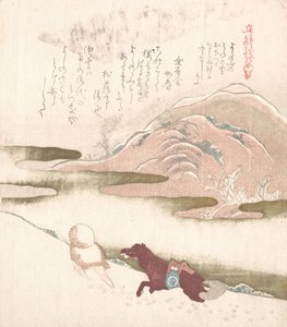 Paesaggio innevato, XIX secolo da Kubo Shunman