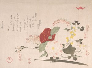 Pioggia di primavera, vol. 2: Fiori recisi: Clematis, Bus..., 1815 Anno del Bue