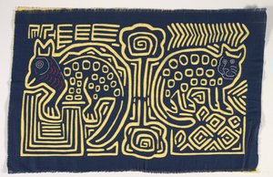 Pannello di camicia (mola), c.1950 da Kuna Indian Culture