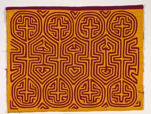 Pannello di camicia (mola), c.1950 da Kuna Indian Culture