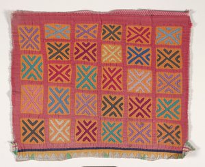 Pannello di camicia (mola) (cotone applicato) da Kuna Indian Culture