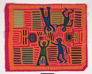 Pannello di camicia (mola) da Kuna Indian Culture