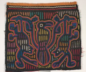Pannello di camicia (mola) da Kuna Indian Culture