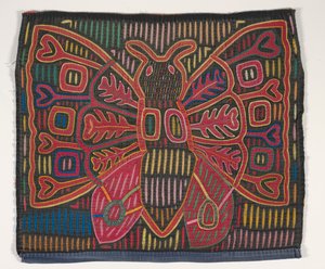 Pannello di camicia (mola) da Kuna Indian Culture