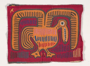 Pannello di camicia (mola) da Kuna Indian Culture