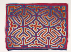 Pannello di camicia (mola) da Kuna Indian Culture