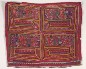 Pannello di camicia (mola) da Kuna Indian Culture