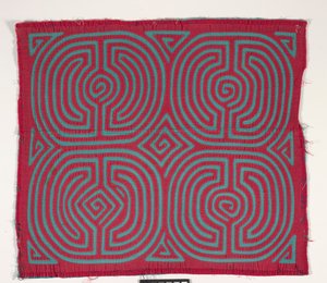 Pannello di camicia (mola) da Kuna Indian Culture