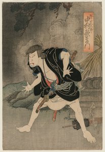 Nakamura Utaemon IV come Ono Sadakuro nell