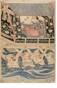 Scena primaverile di giovani donne in viaggio, c.1786-1864