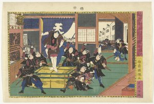 Il decimo atto (serie: Judanme) (serie: Scene dalla storia di Kanadehon Chushingura) da Kuniteru