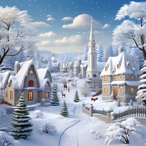 3D nevoso Natale 1