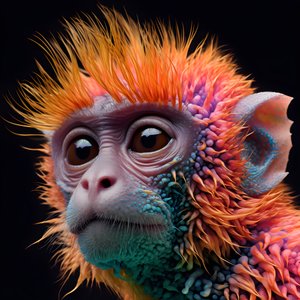 Scimmia a colori 3