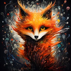 antropomorfismo della volpe magica 3