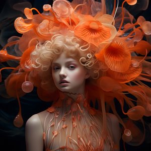 Un primo piano della bellissima dea dei fiori di attinia marina sott