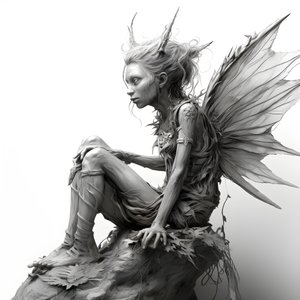 Schizzo a figura intera di un Pixie 3